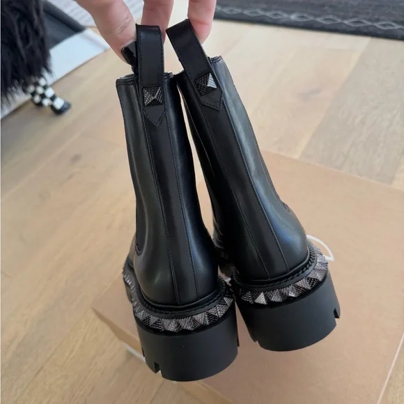 Christian Louboutin St Emilia Pyraclou studded leather Chelsea boots - Picture 10 of 15